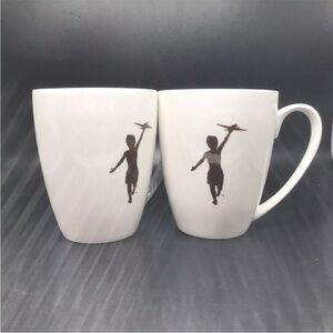 Storyville Coffee Company 2 Cups Boy With Plane White/Brown